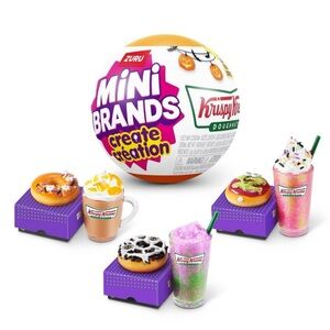 LOT of 3 Halloween mini brands create Krispy Kreme donut drink sets Zuru
